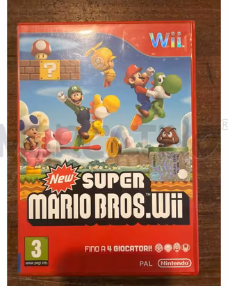 VIDEO GIOCO NEW SUPER MARIO BROS WII NINTENDO WII