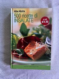 Libro di cucina 500 ricette di insalate di Allotta