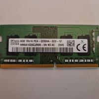 N° 1 banco di RAM Sodimm 8GB DDR4 - 3200