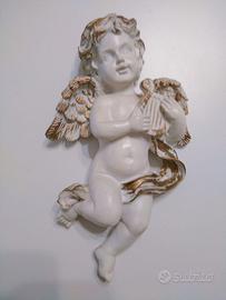 ANGELO SUONATORE IN RESINA