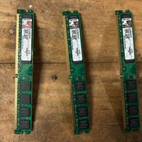 3 moduli ram da 1g ddr2