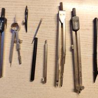 Compassi per disegno vintage