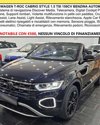 Volkswagen T-Roc Cabrio Style Camera C.18" Led PD
