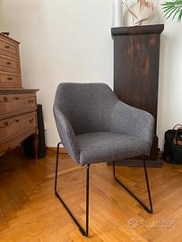 Sedia in tessuto/poltroncina Tossberg