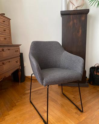 Sedia in tessuto/poltroncina Tossberg