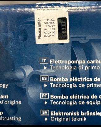 Elettropompa Carburante Bosch 0580464131