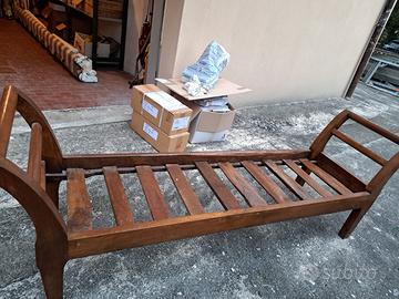 Panca fondo letto in legno