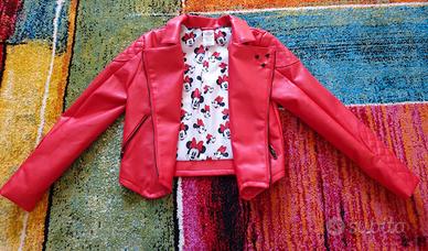 Giubbotto motociclista,Minnie Disney,tg.11/12anni