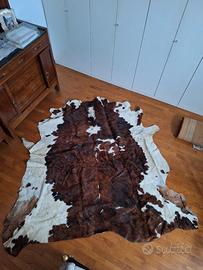 tappeto pelle bovino