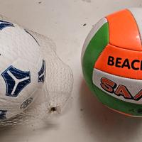 palloni calcio e beach volley