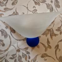 lampada da parete applic in vetro di murano 