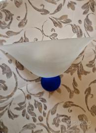 lampada da parete applic in vetro di murano 