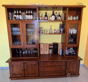 Soggiorno arte povera legno massello