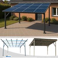 Pensilina pergola carport impianto fotovoltaico