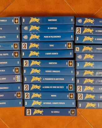 34 Film in VHS Alfred Hitchcock