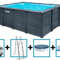 PISCINA RIGIDA INTEX GRAPHITE - UNICI RIVENDITORI 