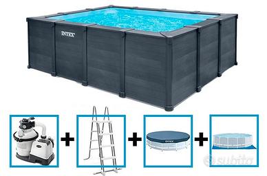 PISCINA RIGIDA INTEX GRAPHITE - UNICI RIVENDITORI 