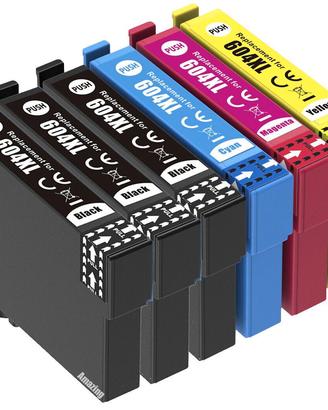 Kit cartucce compatibili epson T604 10 pezzi