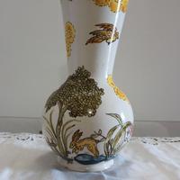 Vaso stile Naturalistico rifinito a mano ceramica