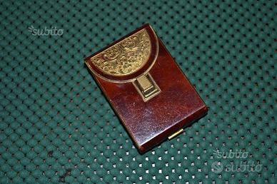 Porta cipria con specchietto vintage