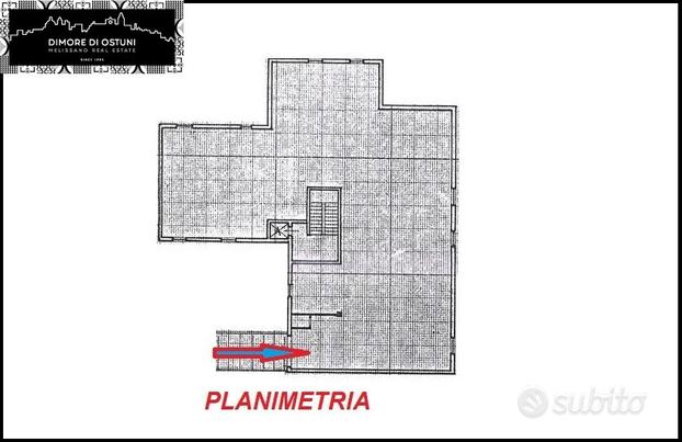 DEPOSITO FINESTRATO al PIANO SEMINTERRATO 415mq