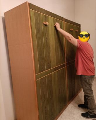 Armadio con letto a scomparsa