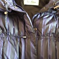 PIUMINO DONNA NERO VIOLA