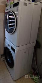 Lavatrice (LG 10,5 Kg)  + Asciugatrice (LG 8 Kg)