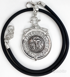 Moneta Argento Kroton Tripode Odissea Collana