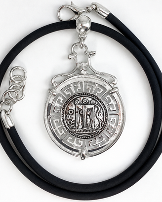 Moneta Argento Kroton Tripode Odissea Collana