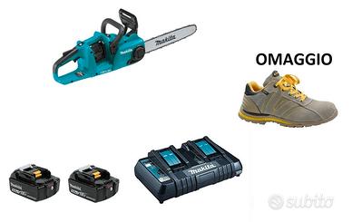 Elettrosega MAKITA DUC353Z 36V - Batterie - Caric.