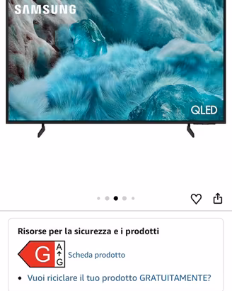Samsung QLED 4K Vision AI Smart TV 75''