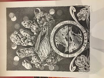 Stampe segni zodiacali Natalino Arfelli