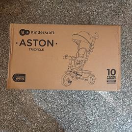 Triciclo/passeggino Kinderkraft ASTON ROSA mesi9+