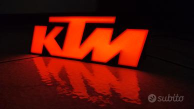 Lampada decorativa logo KTM