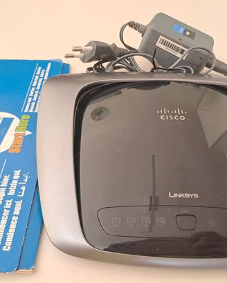 Cisco Linksys Router Wireless Alimentatore/Manuale