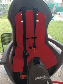 seggiolino posteriore bici sospeso