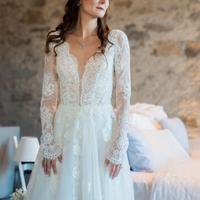 Abito da sposa artigianale