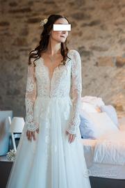 Abito da sposa artigianale