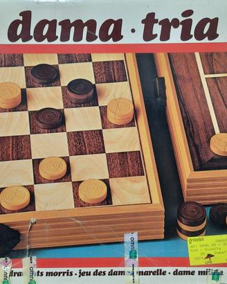 Gioco da tavolo Dama Tria