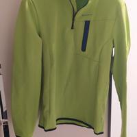 Pile tecnico Quechua verde taglia M