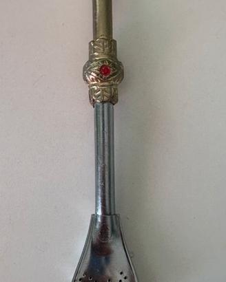 Bombilla cannuccia metallica