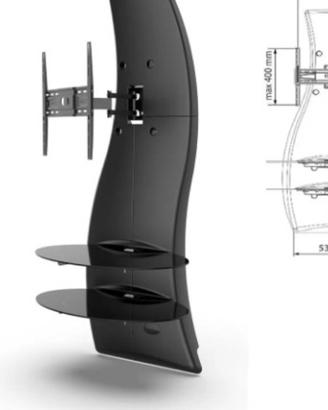 porta tv Ghost meliconi