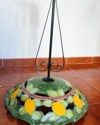 Lampadario Nino Parrucca in ceramica
