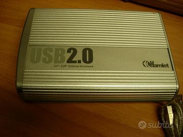 CONTENITORE AMLET PER HD PATA INTERFACCIA LAN 10/1