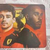 Tappettino mouse Ferrari 2025 Leclerc Hamilton 