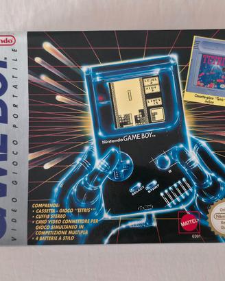 Nintendo GameBoy completo di scatoloa e accessori 