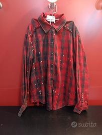 camicia quadri rossa Desigual 