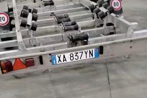 Rimorchio nautico 1200 kg Sacar F 900