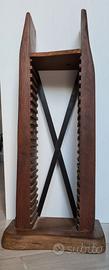 Porta CD DVD Legno massello